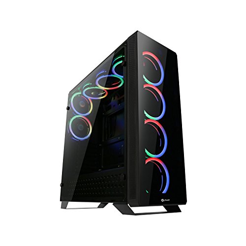 Talius Caja ATX Gaming Leviathan Spectrum- Frontal y Lateral de Cristal Templado - 2X USB 3.0-2X USB 2.0 - Sin Fuente - Negra Talius Caja ATX Gaming Leviathan Spectrum- Frontal y Lateral de Cristal Templado - 2X USB 3.0-2X USB 2.0 - Sin Fuente - Negra