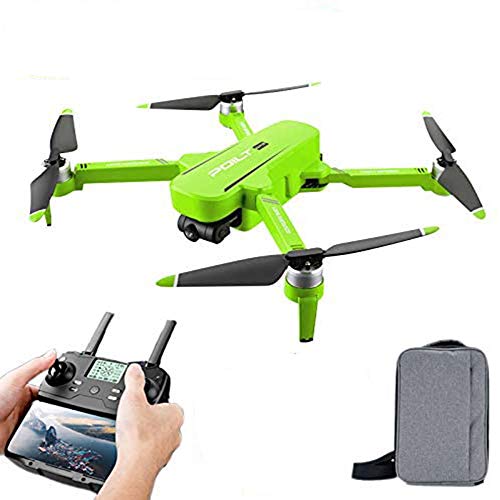 Taotuo Drone RC, JJRC X17 Drones con 6K Cámara dual GPS Quadcopter Flujo óptico Helicóptero de juguete sin escobillas, 30 minutos de tiempo de funcionamiento (verde-3 batería)