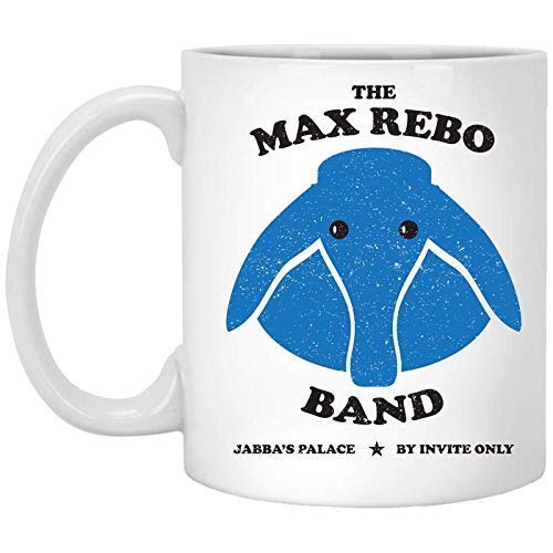 Tazas Taza de cerámica blanca Taza de café brillante Taza de bebida Oficina Regalo divertido 11.6oz (330ml) The Max Rebo Band Concert