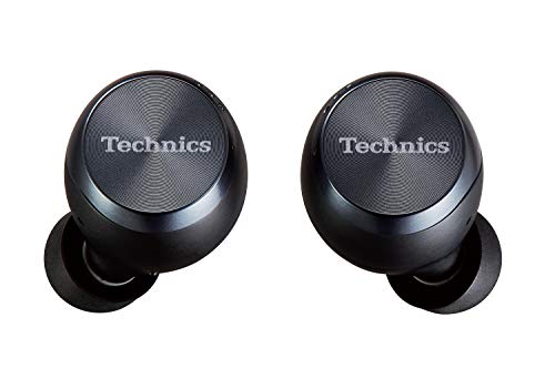 Technics EAH-AZ70WE-K - Auriculares True Wireless Noise-Cancelling control táctil(Bluetooth independiente, estuche de carga, resistente a sudor y agua, batería larga duración, asistentes de voz) negro