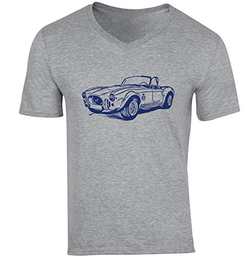 Teesandengines AC Cobra 1965 Camiseta Gris para Hombre de Algodon T-Shirt Size Xxlarge