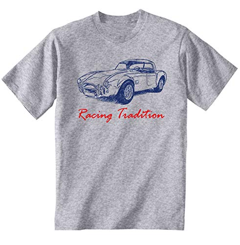 Teesandengines AC Cobra 289 Roadster 1966 Racing Tradition Camiseta Gris para Hombre de Algodon Size Xxlarge