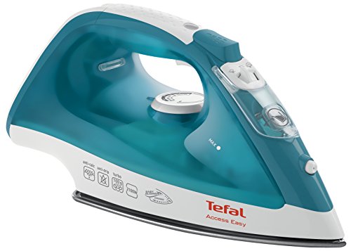 Tefal Easy Gliss FV1542E1 - Plancha de vapor 2100 W, golpe vapor 100 gr/min y vapor continuo de 25 gr/min con suela Ultragliss Diffusion cerámica con diseño muy ligero, fácil manejo Tefal Easy Gliss FV1542E1 - Plancha de vapor 2100 W, golpe vapor 100 gr/min y vapor continuo de 25 gr/min con suela Ultragliss Diffusion cerámica con diseño muy ligero, fácil manejo