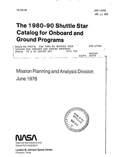 The 1980-90 shuttle star catalog for onboard and ground programs (English Edition)