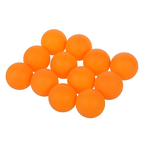 TOOGOO (R) - Pelotas de tenis de mesa Ping Pong - Deportivas, en plástico naranja, bolas de 40 mm de diámetro - 12 unidades