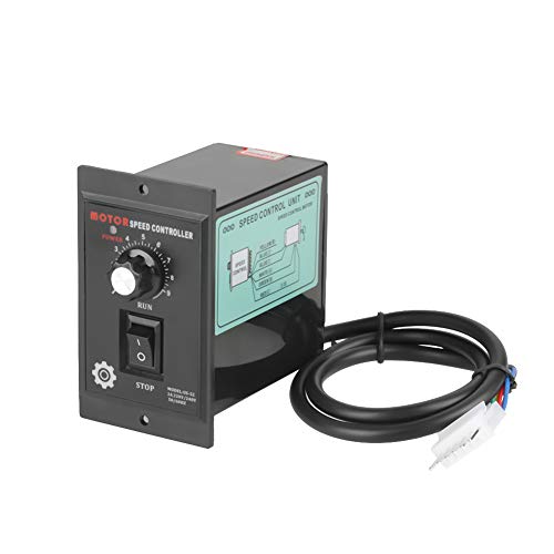 TOPINCN 400W CA 220V Controlador de Velocidad de Motor Regulador Preciso Regulador hacia Atrás para Impresión de Empaque TOPINCN 400W CA 220V Controlador de Velocidad de Motor Regulador Preciso Regulador hacia Atrás para Impresión de Empaque
