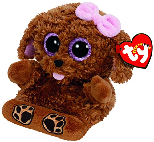 TY TY00005 - Soporte para teléfono móvil con modelo de perro de peluche Zelda, color marrón , color/modelo surtido TY TY00005 - Soporte para teléfono móvil con modelo de perro de peluche Zelda, color marrón , color/modelo surtido