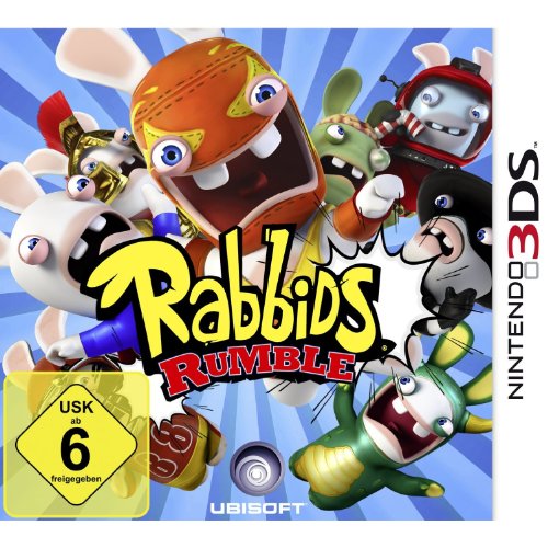 Ubisoft Rabbids Rumble, 3DS Nintendo 3DS Alemán vídeo - Juego (3DS, Nintendo 3DS, Partido, Modo multijugador, E10 + (Everyone 10 +))