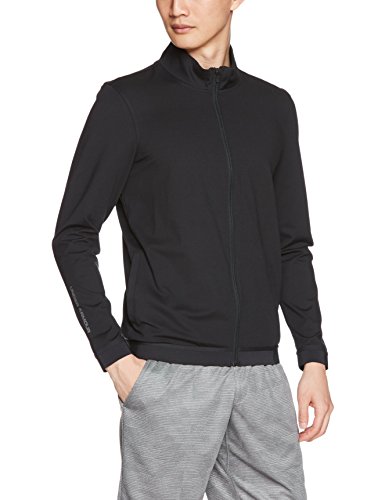 Under Armour Playoff FZ Warmup Tops - Camiseta para hombre, Hombre, 1315475, Negro (001)/Rhino gris, extra-large