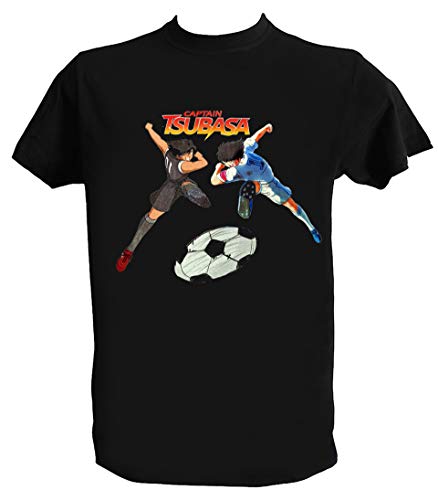 UZ Design Camiseta Oliver y Benji Campeones Hombre Niño Captain Tsubasa Dibujos Animados Años 90, Niño 3-4 Años