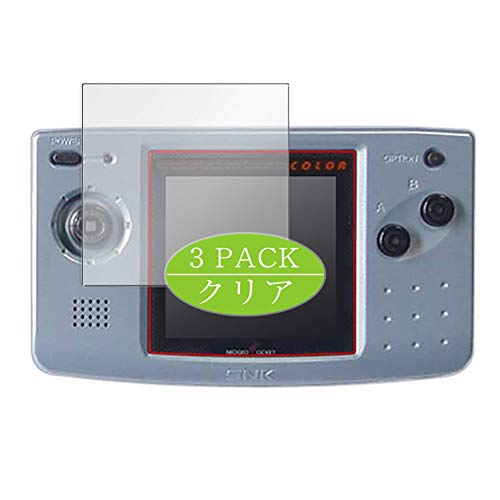 VacFun 3 Piezas HD Claro Protector de Pantalla para SNK Neo Geo Pocket Color NEOGEO, Screen Protector Sin Burbujas Película Protectora (Not Cristal Templado)