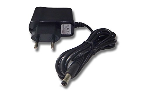 vhbw Cable Cargador de 220V, 3W (7.5V/0.4A) para V-Tech Innotab Tablets 1, 2, 3, 3S, Storio, Storio 2, Kidikick, V Smile Motion Learning System, etc