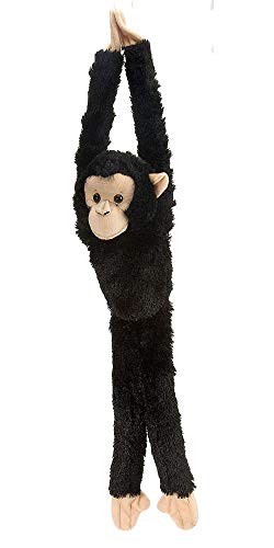 Wild Republic - Hanging Monkey, mono de peluche chimpancé, 51 cm (15260)
