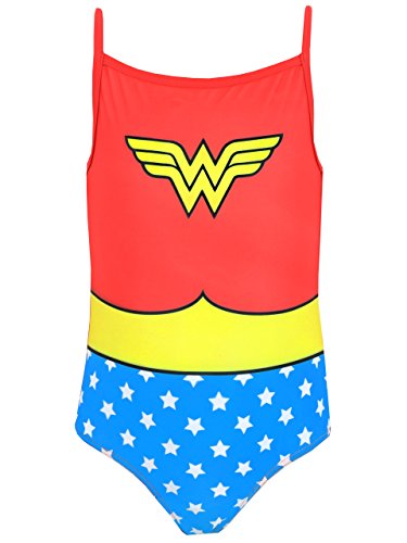 Wonder Woman DC Comics Bañador para niña 7-8 Años Wonder Woman DC Comics Bañador para niña 7-8 Años