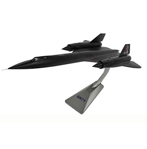 X-Toy Modelo De Combate Militar, 1/72 Escala SR-71 Blackbird De Combate USAF Aleación, Coleccionables Y Los Regalos para Adultos, 17.7Inch X 9.1Inch