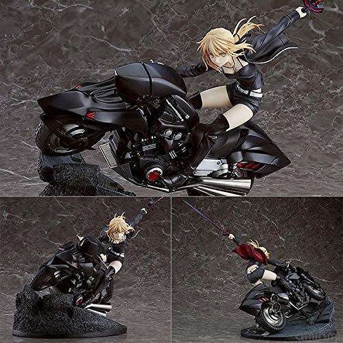 XFHJDM-WJ Estatuilla 25 cm Fate Grand Order Fate FGO Saber Motocicleta Figura Anime Figura de acción PVC Nueva colección Figuras juguetes-0301