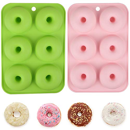 Xingsky Molde para Donuts,Moldes Silicona Molde de Silicona Antiadherente de 6 Compartimentos, Fácil de Quitar y Limpiar, Se Puede Utilizar Moldes Donuts para Pasteles, Galletas, Chocolates, Muffins Xingsky Molde para Donuts,Moldes Silicona Molde de Silicona Antiadherente de 6 Compartimentos, Fácil de Quitar y Limpiar, Se Puede Utilizar Moldes Donuts para Pasteles, Galletas, Chocolates, Muffins