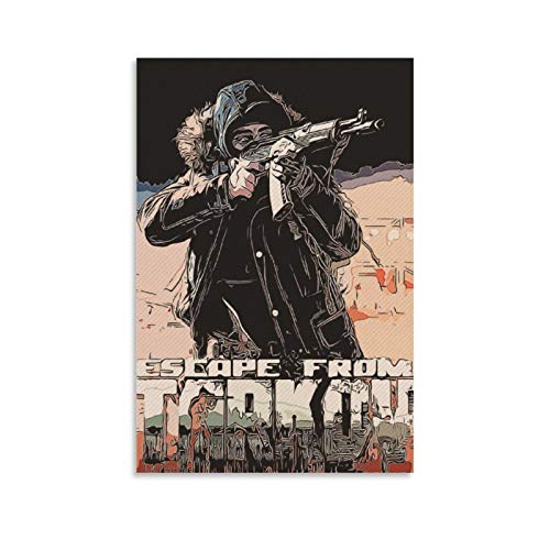 XIXILI Póster de Escape from Tarkov Shooting Printing, The Fine Arts Posters (30 x 45 cm)