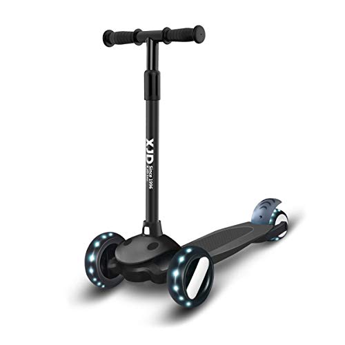 XJD Patinete Tres Ruedas para Niños de 2 a 8 Años Scooter Desmontable Manillar Ajustable con Cerradura de Dirección con Luces Carga Máxima 50kg