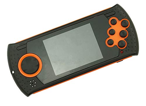 Xyfw Retro Jugador Handheld del Juego De Consola De Juegos PS1 Emulador De SNES para Regalo NES Juegos Soporte De Tarjeta TF De Salida HDMI para Niños,Naranja