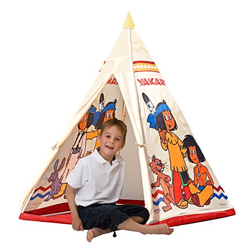 Yakari John 78607 - Tienda de Tipi (100 x 100 x 140 cm)