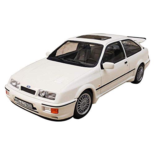 YaPin Model Car 01:18 Ford Ford Sierra RS Cosworth Modelo Modelo de la aleación del coche adorna la colección blanca