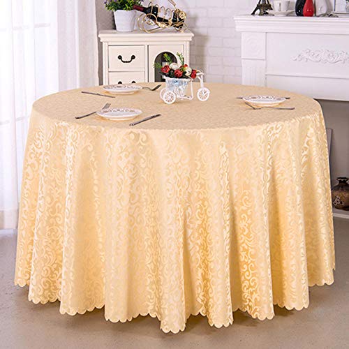 Yinaa Cubierta de Mesa Rectángula Lavable Resistente Al Desgaste y Duradero para Bufé Fiesta Cena Boda Picnic y Más Amarillo Claro Diámetro del Círculo 340cm Yinaa Cubierta de Mesa Rectángula Lavable Resistente Al Desgaste y Duradero para Bufé Fiesta Cena Boda Picnic y Más Amarillo Claro Diámetro del Círculo 340cm