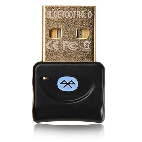 YingStar Adaptador Bluetooth 4.0 USB Dongle para Ordenador PC Windows 10 8 7 XP Vista Transmisor Receptor USB Bluetooth para Auriculares Altavoz Teclado Bluetooth Adaptador USB para PC Portatil