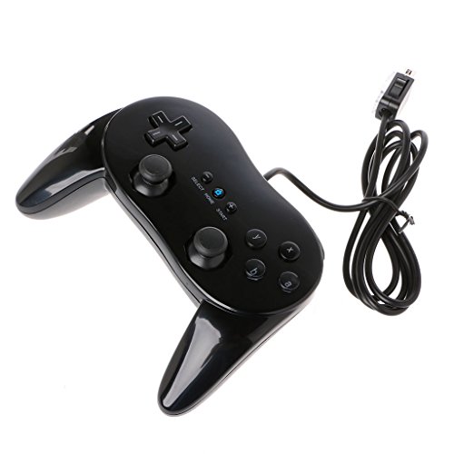 Yoging - Mando de juego con cable clásico, mando de juego Pro a distancia, mando de juego clásico WII de segunda generación