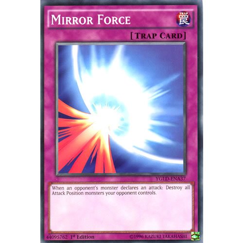 YuGiOh : YGLD-ENA37 1st Ed Mirror Force Common Card - ( Yu-Gi-Oh! Single Card ) by Deckboosters
