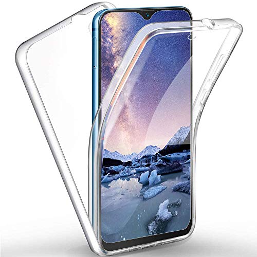 Yutwo Funda para Samsung Galaxy Note 20 Ultra Estuche Protector de 360 Grados para Teléfono, Transparente Funda Silicona TPU Gel y PC rígida 360 °Protección Anti Choque Full Body - Transparente