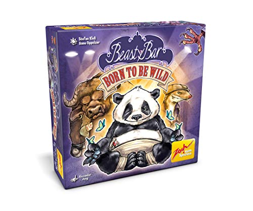 Zoch Beasty Bar Born to be Wild 601105143 - Juego de Cartas con Cartas XXL, a Partir de 8 años Zoch Beasty Bar Born to be Wild 601105143 - Juego de Cartas con Cartas XXL, a Partir de 8 años