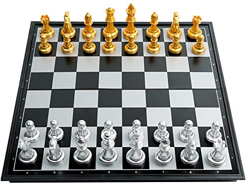 ZoneYan Ajedrez Magnetico, Ajedrez Internacional, Tablero De Ajedrez Plegable, Juego de Ajedrez Magnetico, Chess Game Set para Niños y Adultos, Juegos al Aire Libre o Regalos ZoneYan Ajedrez Magnetico, Ajedrez Internacional, Tablero De Ajedrez Plegable, Juego de Ajedrez Magnetico, Chess Game Set para Niños y Adultos, Juegos al Aire Libre o Regalos