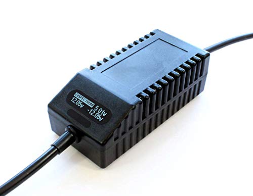 ZX Spectrum PSU OLED Digital Black EU - Fuente de alimentación de repuesto ZX Spectrum, enchufe europeo