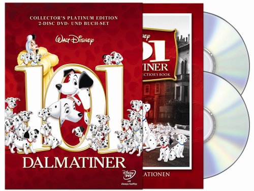 101 Dalmatiner - Collector's Pack (Platinum Edition, + Buch) [Alemania] [DVD]