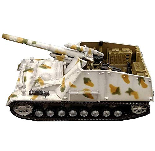 1/72 Scale Diecast Tank Modelo de plástico, WWII Alemania Hummel Tanque de artillería autopropulsada, Juguetes Militares y Regalos