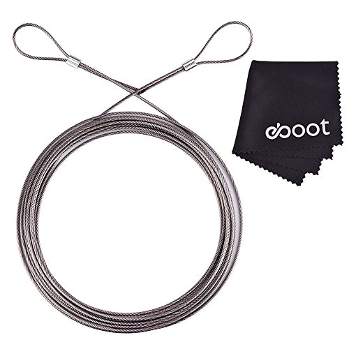 2 mm x 6 m Latón Alambre para Colgar Fotos Cable de Latón con 2 Crimp Tubo Contener Hasta 60Kg 2 mm x 6 m Latón Alambre para Colgar Fotos Cable de Latón con 2 Crimp Tubo Contener Hasta 60Kg