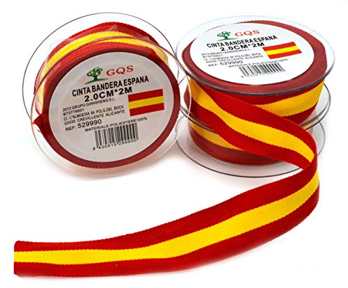 6 metros x 20 mm Cinta española 2 cm Cinta Cinta de españa cinta de españa Pulseras Bandera España Corbatas Bandera de españa Colores españoles 6 metros x 20 mm Cinta española 2 cm Cinta Cinta de españa cinta de españa Pulseras Bandera España Corbatas Bandera de españa Colores españoles