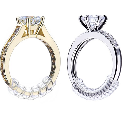 8 Piezas Ajustador de Talla de Anillo Protector de Anillo con Paño de Pulido de Joyería para Anillos Sueltos, 2 Tamaños, 2 mm/ 3 mm 8 Piezas Ajustador de Talla de Anillo Protector de Anillo con Paño de Pulido de Joyería para Anillos Sueltos, 2 Tamaños, 2 mm/ 3 mm