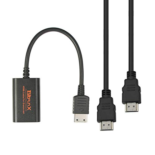 Adaptador HDMI para consolas sega dreamcast con cable convertidor, convierte HDMI digital digital de HDTV/pantalla/proyector modernos, compatible con 1080P