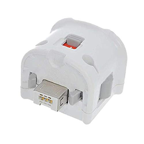 Adaptador Plus Wii Motion Plus Adaptador del Sensor Remoto para Original Nintendo Wii Mando a Distancia (Blanco)