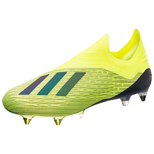 adidas X 18+ SG, Zapatillas de Fútbol Hombre, Amarillo (Syello/Cblack/Ftwwht Syello/Cblack/Ftwwht), 42 EU