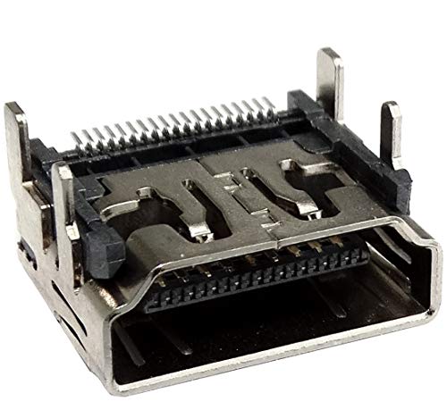 AERZETIX - Juego de 3 - Conector HDMI 19 pines - Enchufe hembra tipo A - de soldar - Montaje SMT - C43831
