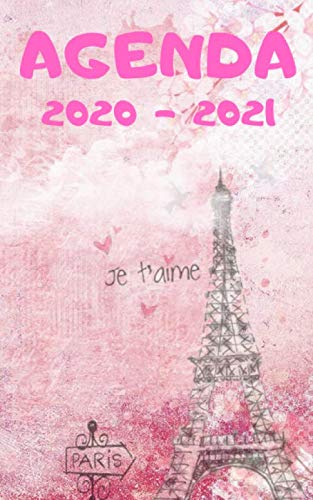 Agenda Etudiant PARIS - Septembre 2020 à Juillet 2021 / 1 page complète par jour scolaire: Inclus : Répertoire, Suivi des notes, 2 Emplois de temps, Vacances Scolaires par zone