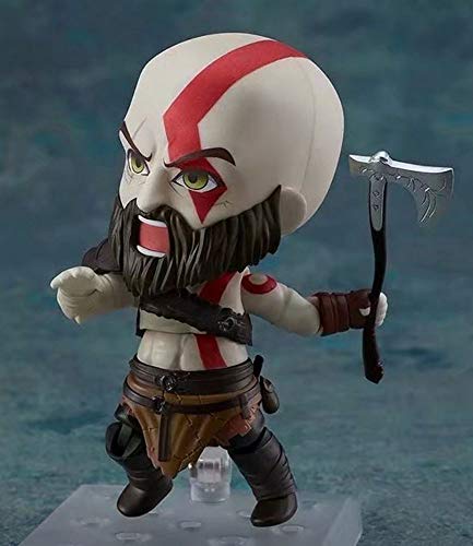 AGOOLZX God of War Kratos Credos Modelo de Personaje de Anime Que Cambia de Cara Figura Figura Figura Figura Q versión Nendoroid PVC Figura de acción Juego de Dibujos Animados colección de Juguetes