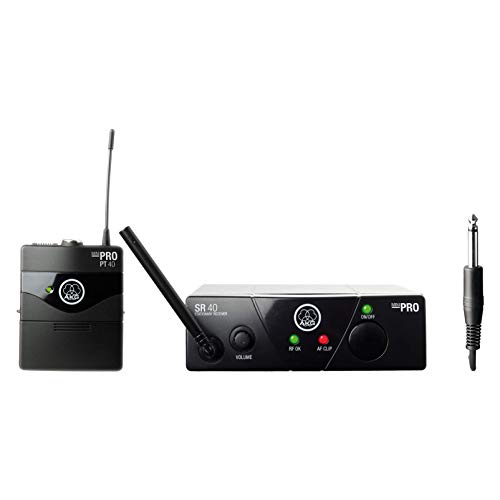 AKG WMS40 MINI INST ISM2 - Micrófono inalámbrico (banda UHF), color negro AKG WMS40 MINI INST ISM2 - Micrófono inalámbrico (banda UHF), color negro