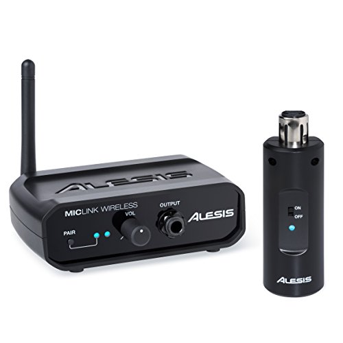 Alesis MicLink Wireless - Sistema inalámbrico para micrófono de conectividad hasta 18 m con transmisor y receptor