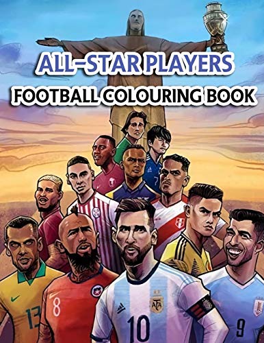 All-Star Football Players Colouring Book: Soccer Coloring Book | Wonderful gift for kids, boy, girls who love football