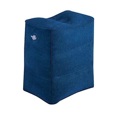 Almohada de Viaje para Descansar los Pies, WeTong Almohada inflable portátil de la pierna para los niños que duermen en el Coche / Vuelo (Azul) Almohada de Viaje para Descansar los Pies, WeTong Almohada inflable portátil de la pierna para los niños que duermen en el Coche / Vuelo (Azul)
