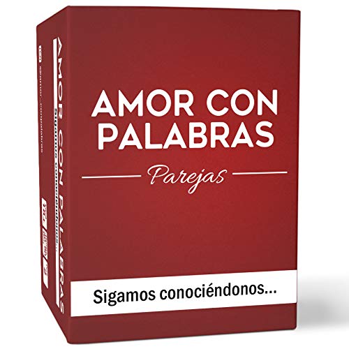 AMOR CON PALABRAS - Parejas - Sigamos conociéndonos ❤️ Juegos de Mesa para Dos Personas Perfectos Regalos para mi Novio o Novia